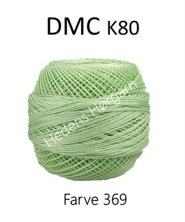 DMC K80 farve 369 Lys støv grøn